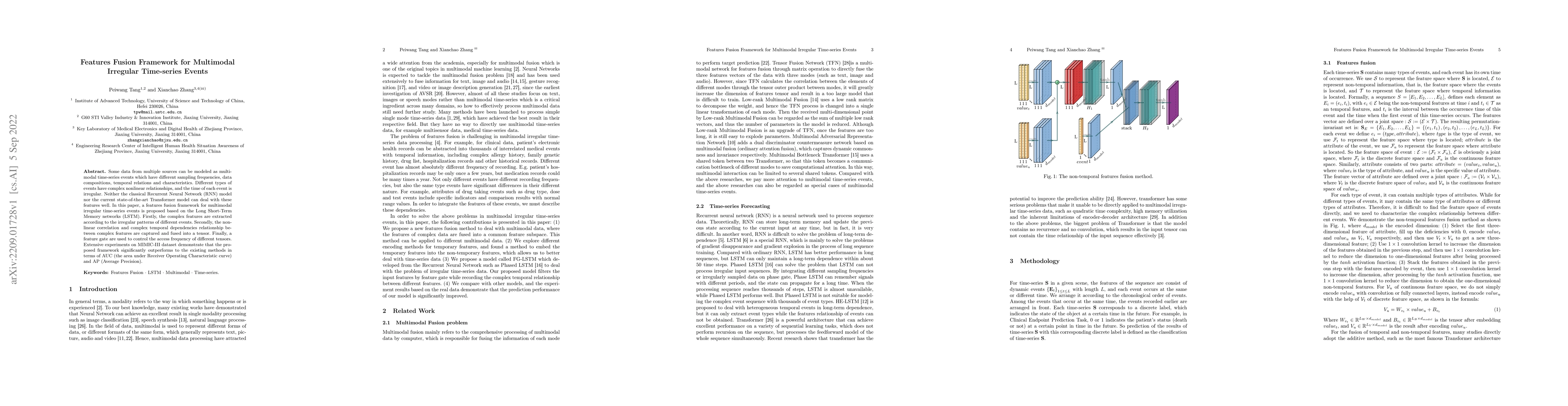 Thumbnail for Features Fusion Framework for Multimodal Irregular Time-series Events