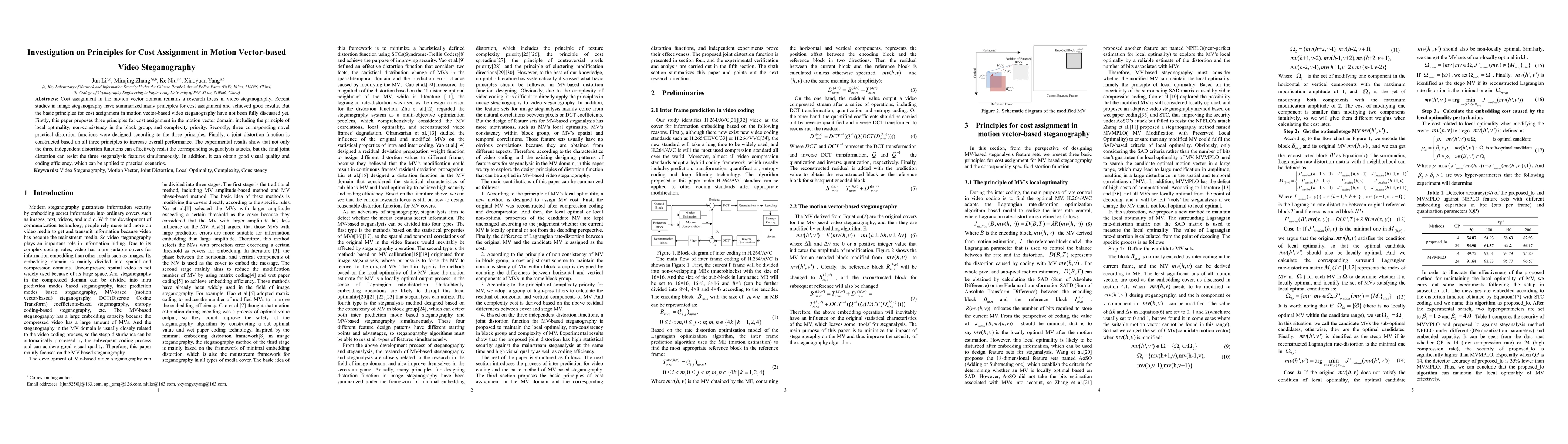 Thumbnail for Investigation on Principles for Cost Assignment in Motion Vector-based
  Video Steganography