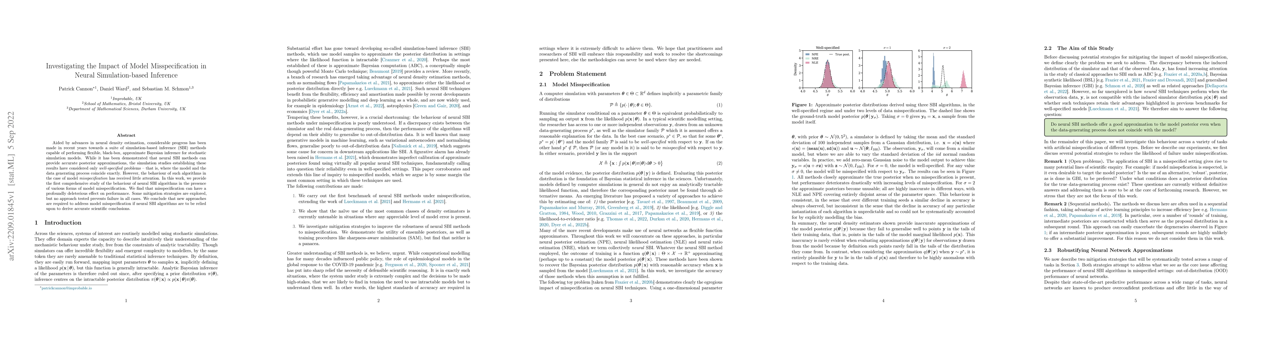Thumbnail for Investigating the Impact of Model Misspecification in Neural
  Simulation-based Inference