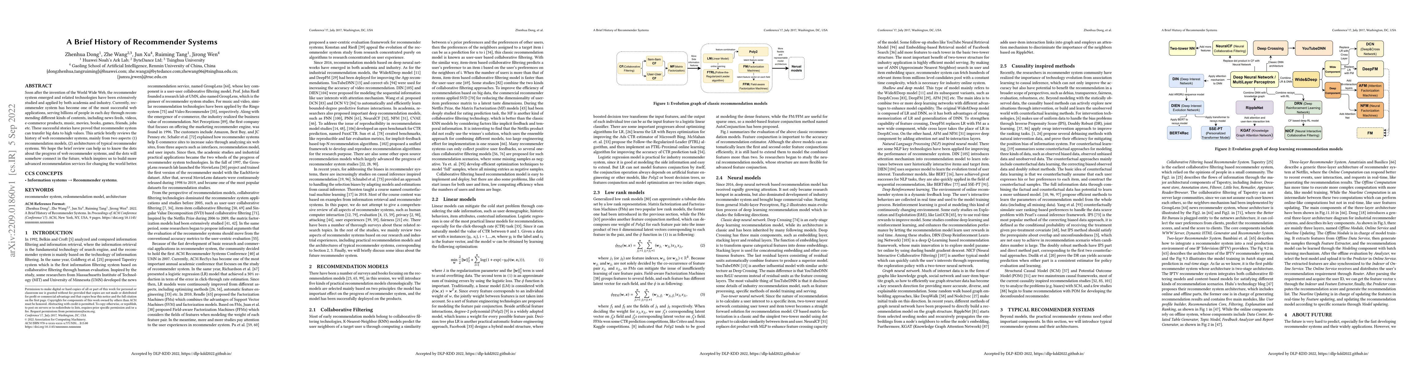 Thumbnail for A Brief History of Recommender Systems