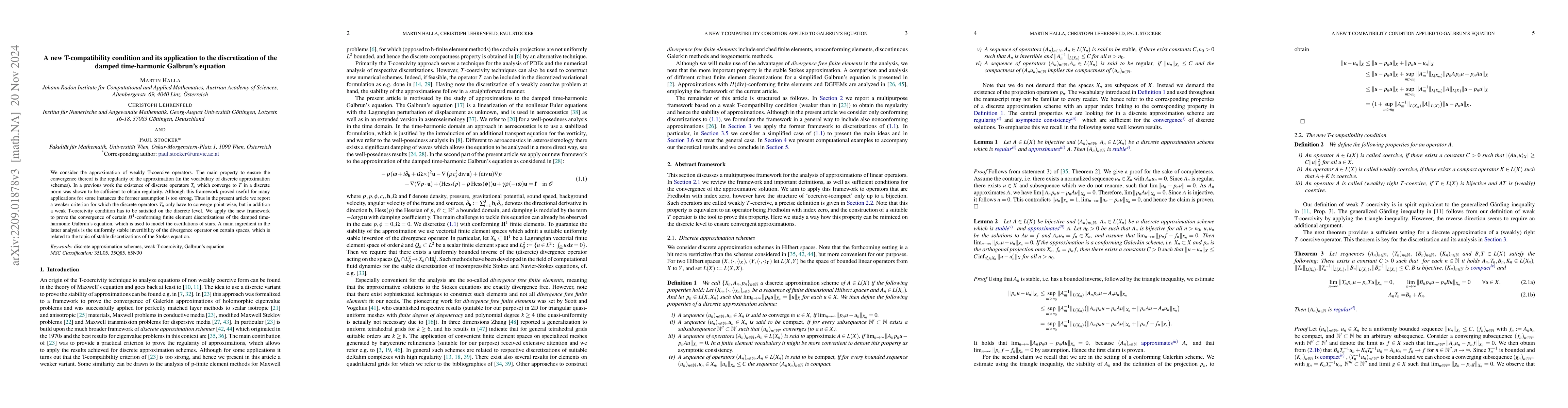 Thumbnail for A new T-compatibility condition and its application to the
  discretization of the damped time-harmonic Galbrun's equation