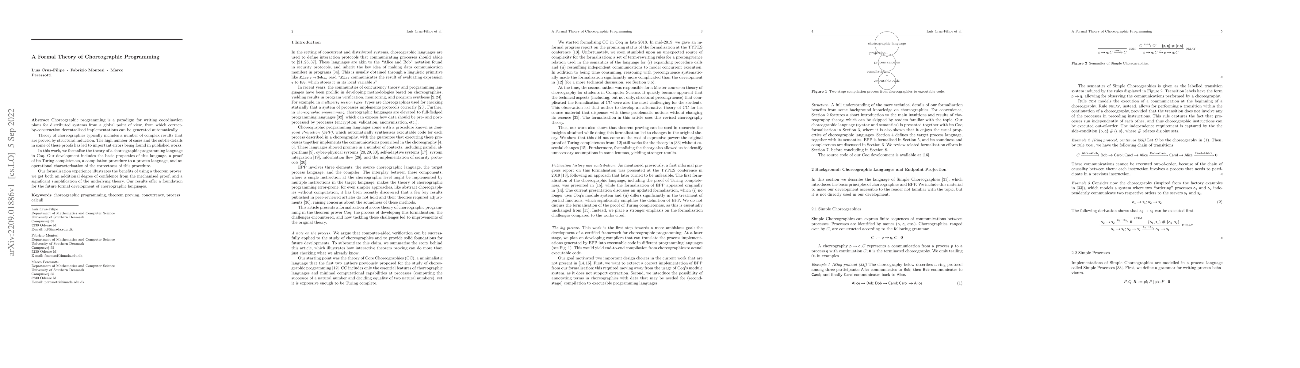 Thumbnail for A Formal Theory of Choreographic Programming
