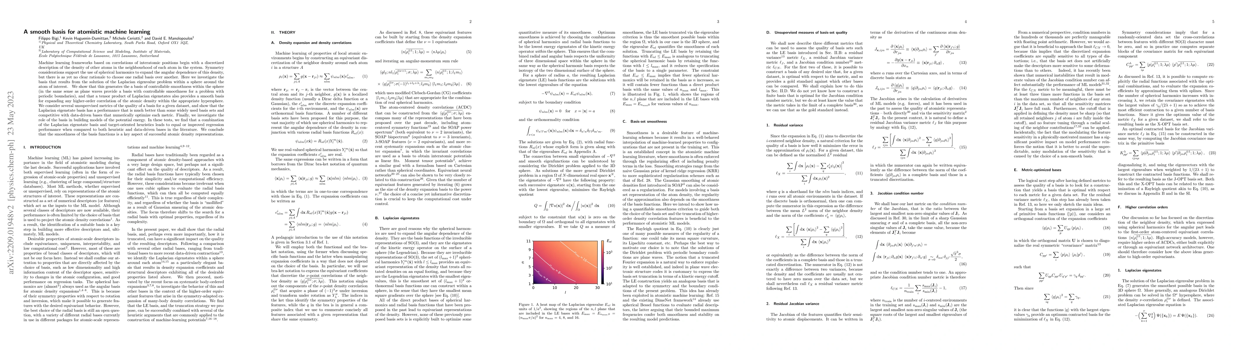 Thumbnail for A smooth basis for atomistic machine learning