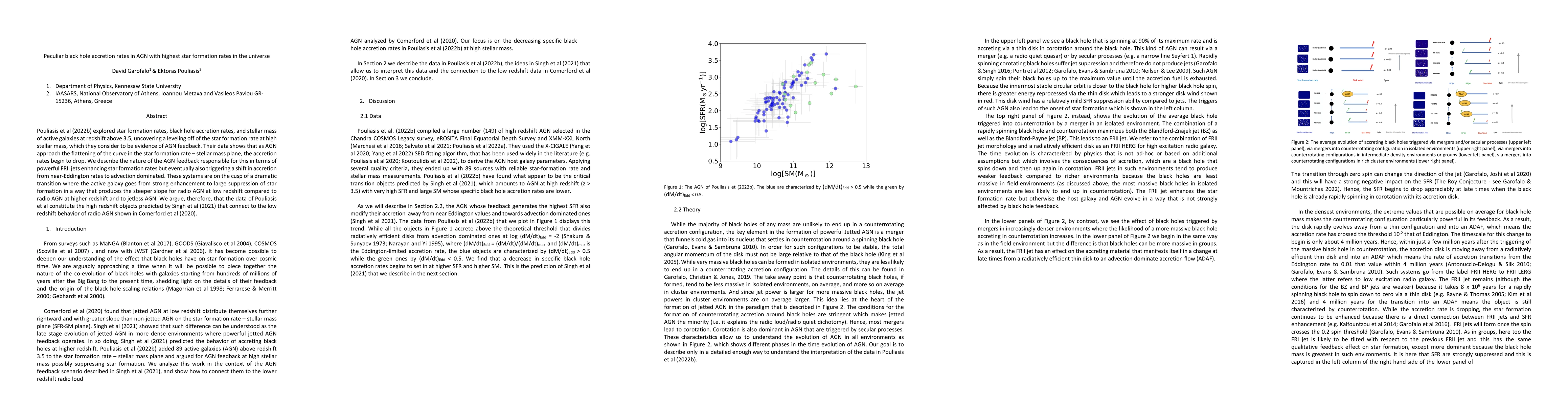 Thumbnail for Peculiar black hole accretion rates in AGN with highest star formation
  rates in the universe