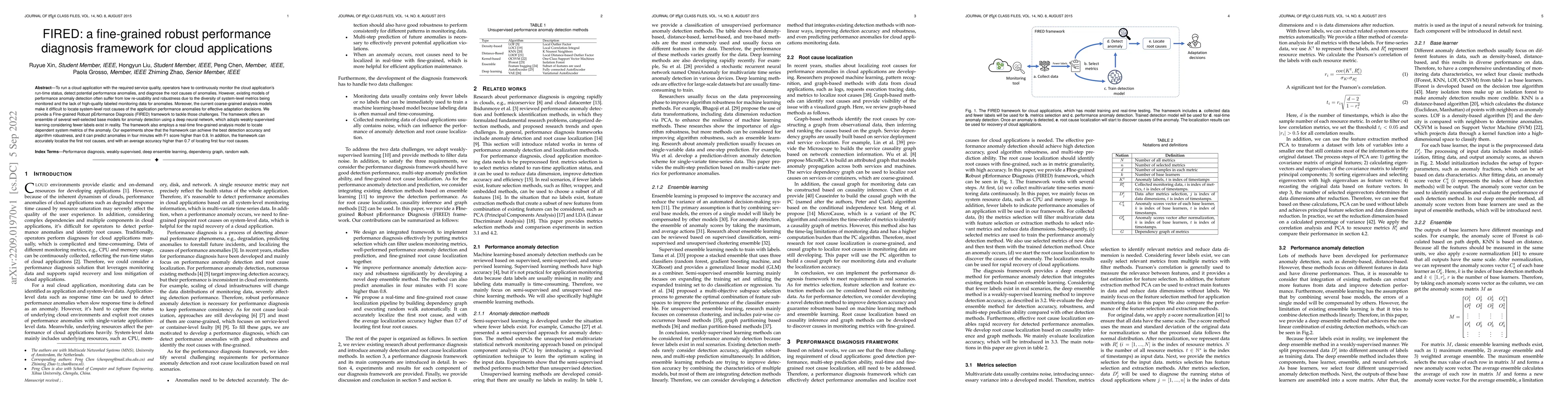 Thumbnail for FIRED: a fine-grained robust performance diagnosis framework for cloud
  applications