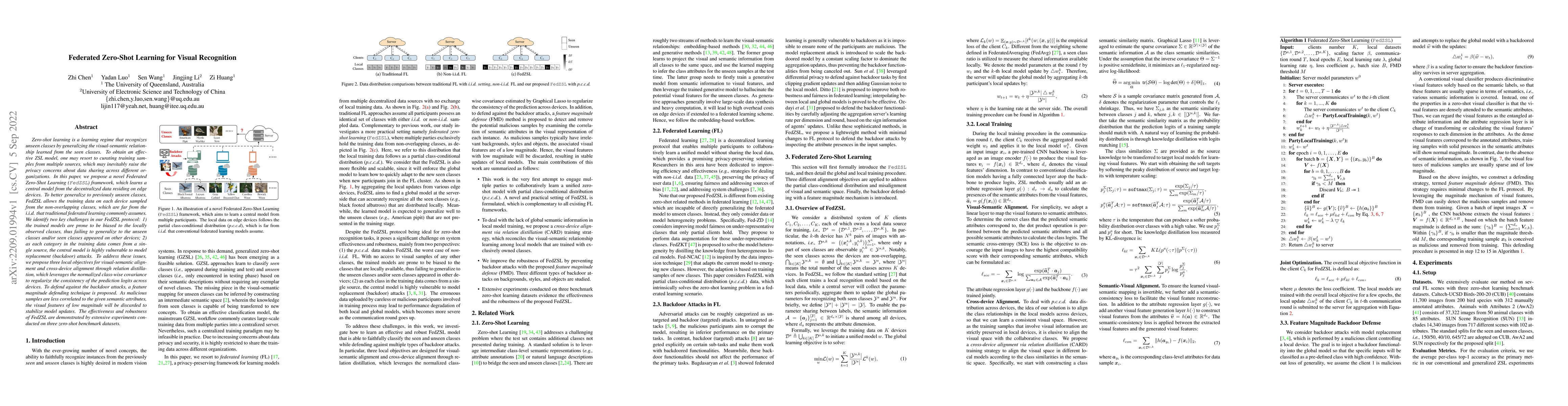 Thumbnail for Federated Zero-Shot Learning for Visual Recognition