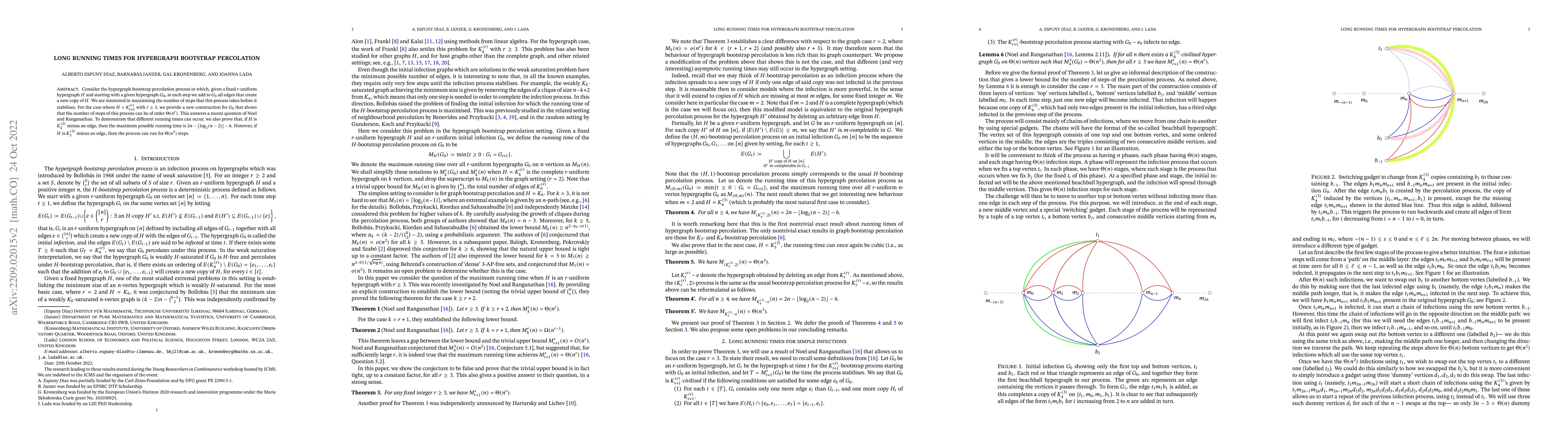 Thumbnail for Long running times for hypergraph bootstrap percolation