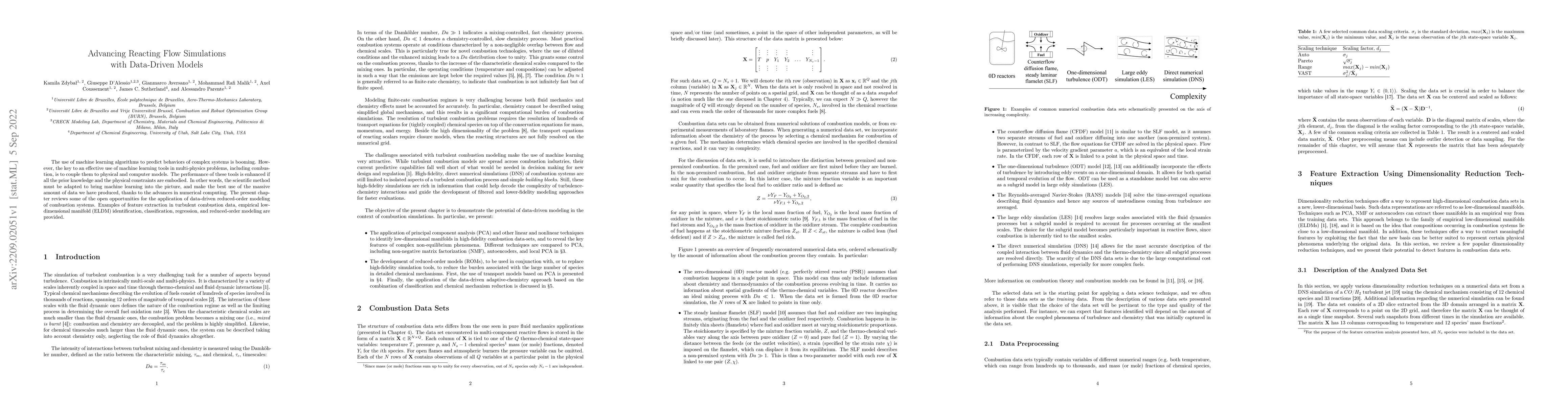 Thumbnail for Advancing Reacting Flow Simulations with Data-Driven Models