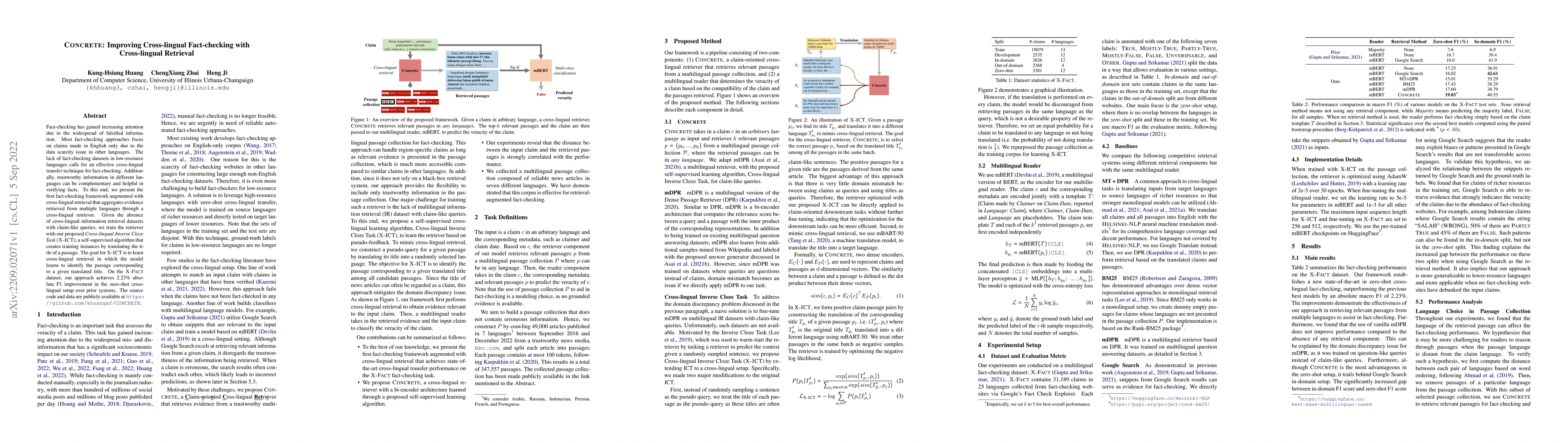 Thumbnail for CONCRETE: Improving Cross-lingual Fact-checking with Cross-lingual
  Retrieval