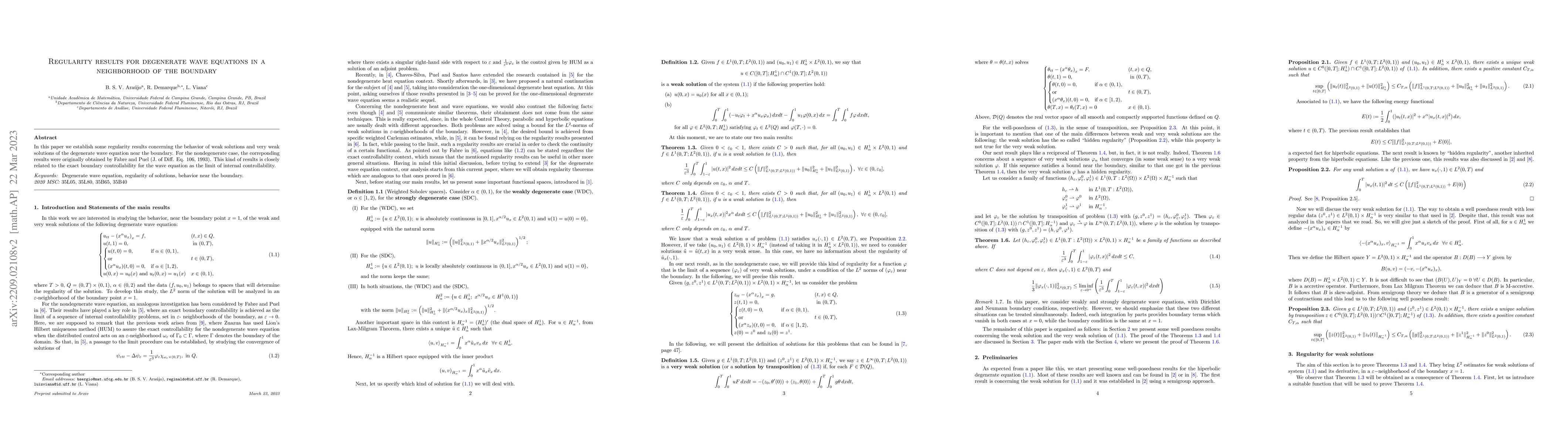 Thumbnail for Regularity results for degenerate wave equations in a neighborhood of
  the boundary