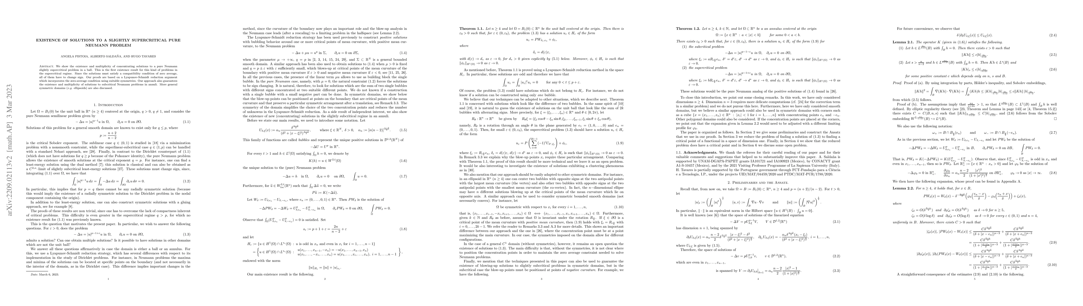 Thumbnail for Existence of solutions to a slightly supercritical pure Neumann problem