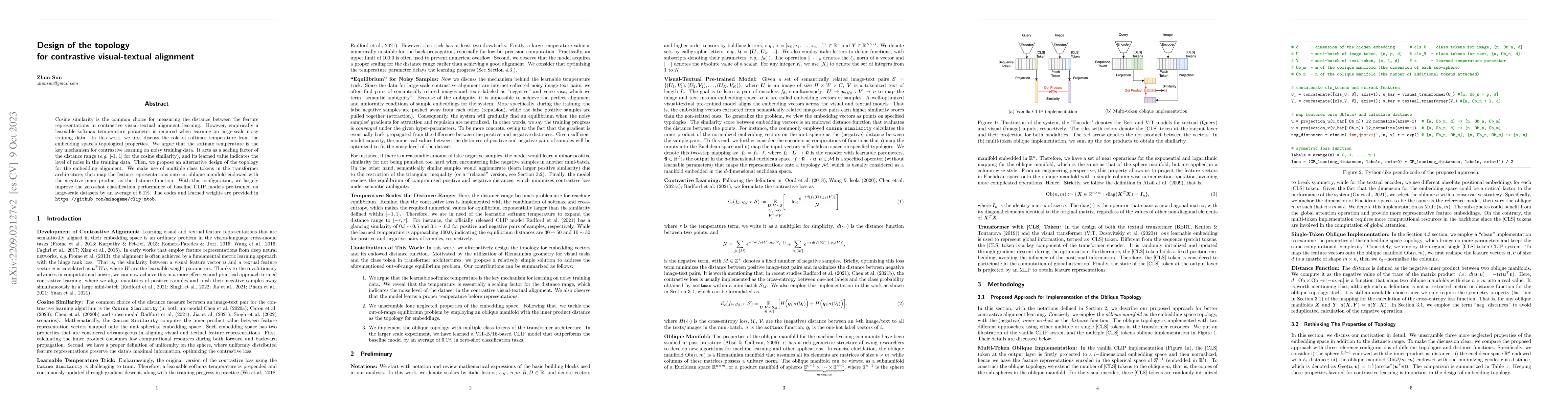 Thumbnail for Design of the topology for contrastive visual-textual alignment