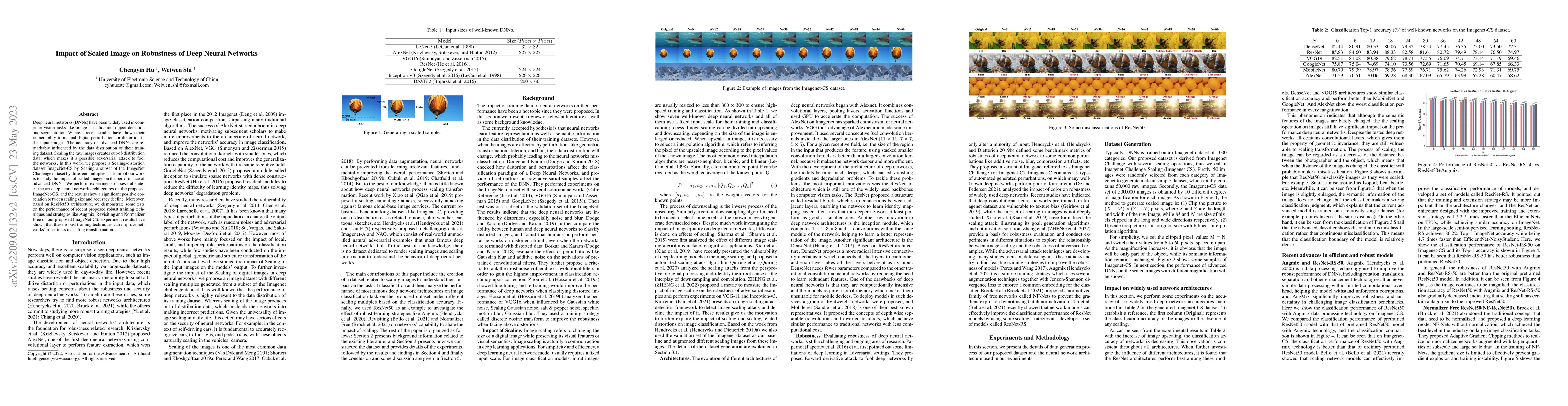 Thumbnail for Impact of Scaled Image on Robustness of Deep Neural Networks