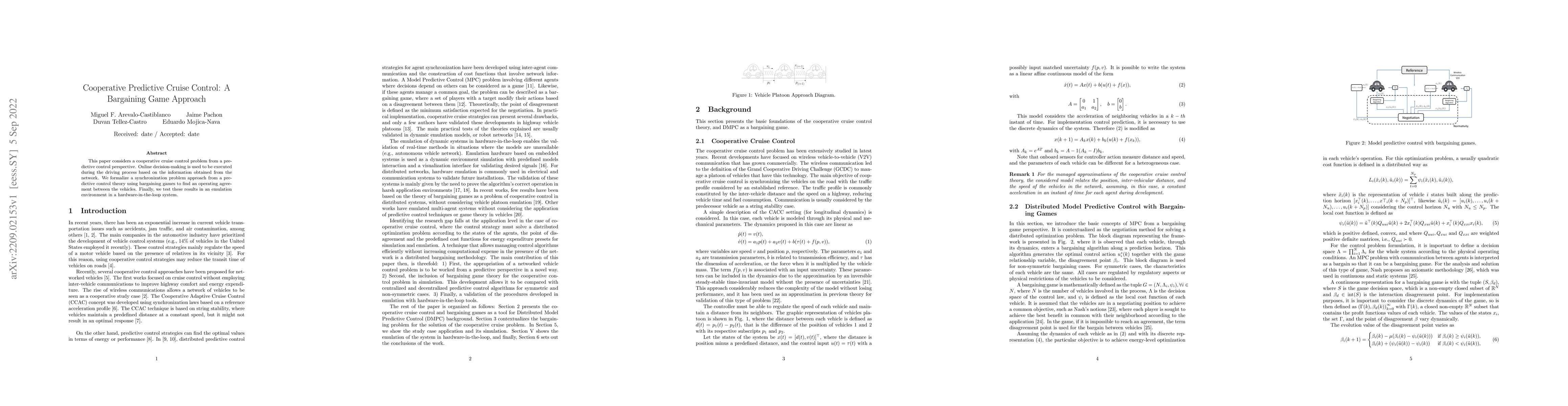 Thumbnail for Cooperative Predictive Cruise Control: A Bargaining Game Approach