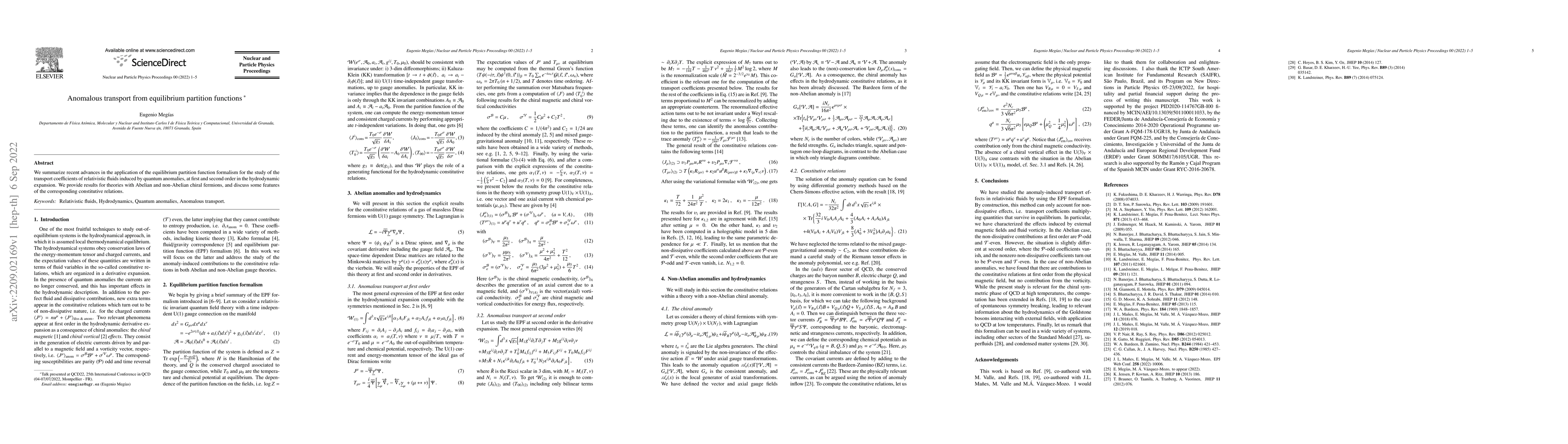 Thumbnail for Anomalous transport from equilibrium partition functions