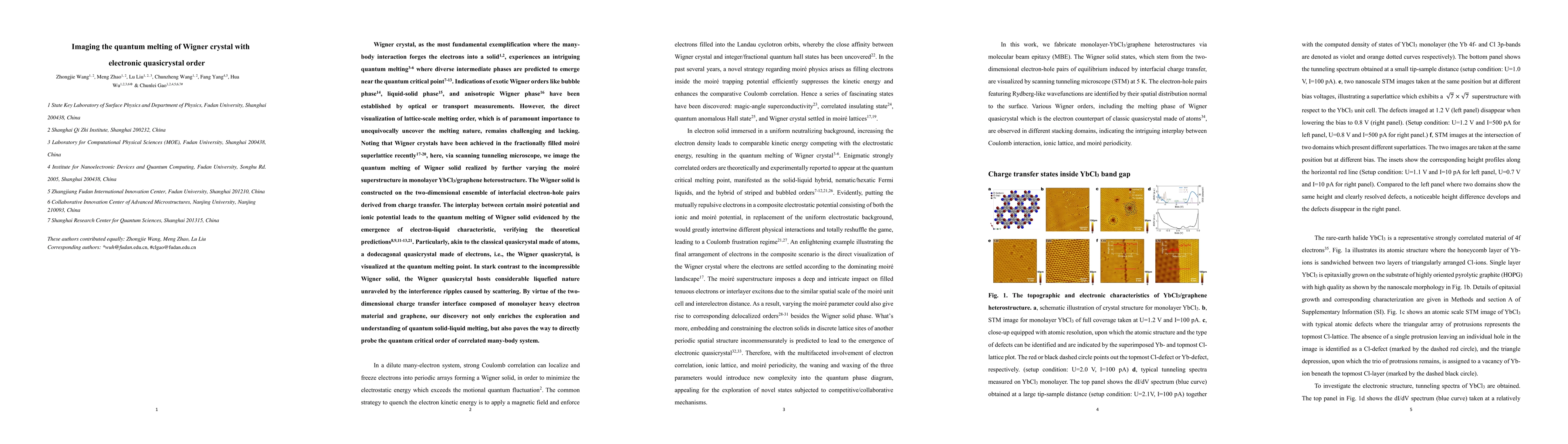 Thumbnail for Imaging the quantum melting of Wigner crystal with electronic
  quasicrystal order