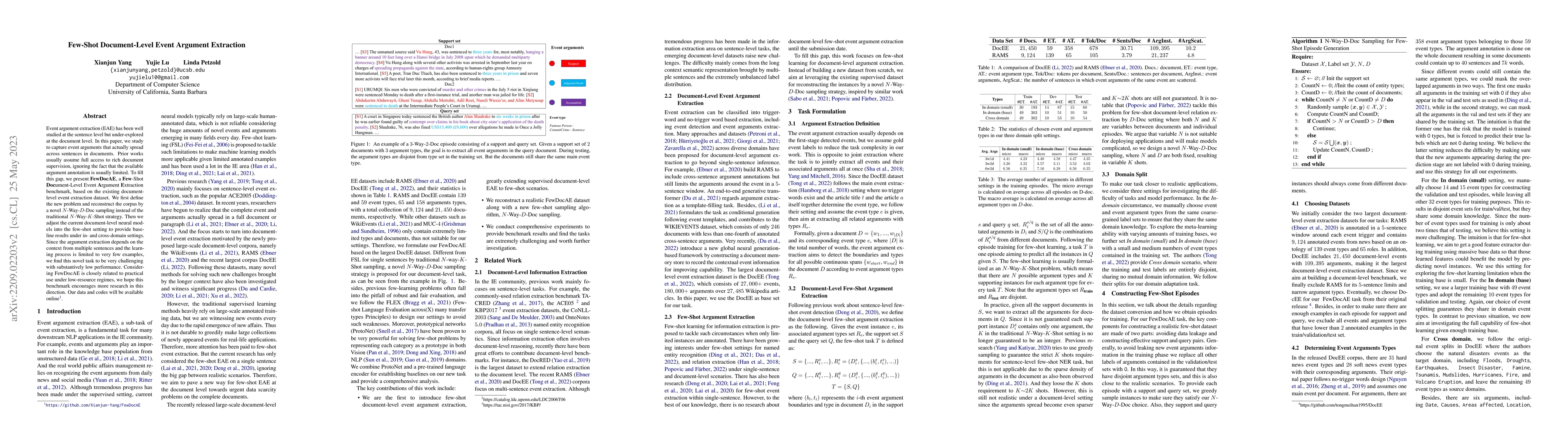 Thumbnail for Few-Shot Document-Level Event Argument Extraction