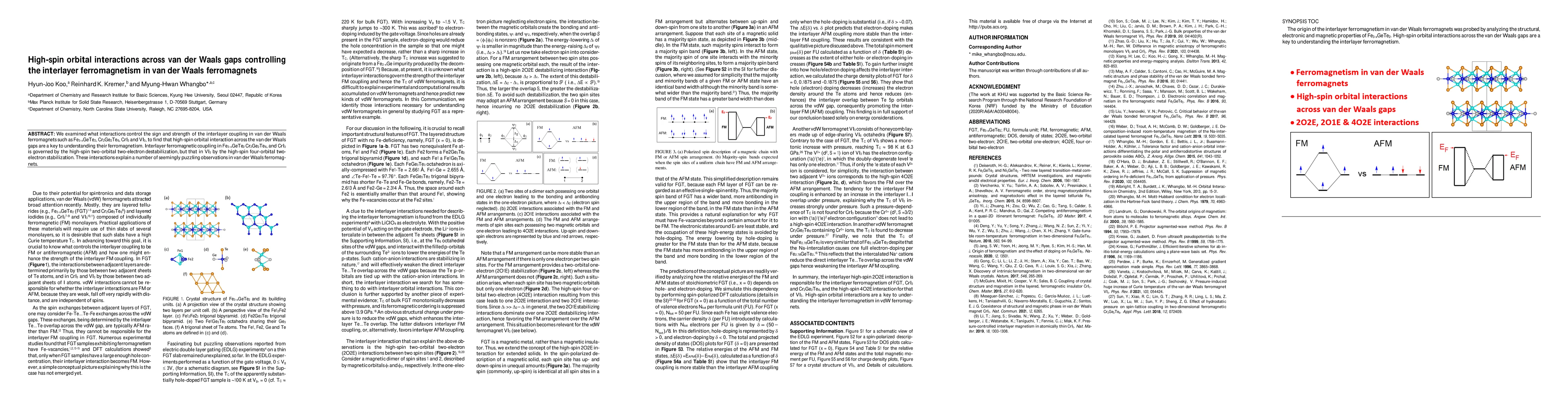 Thumbnail for High-spin orbital interactions across van der Waals gaps controlling the
  interlayer ferromagnetism in van der Waals ferromagnets