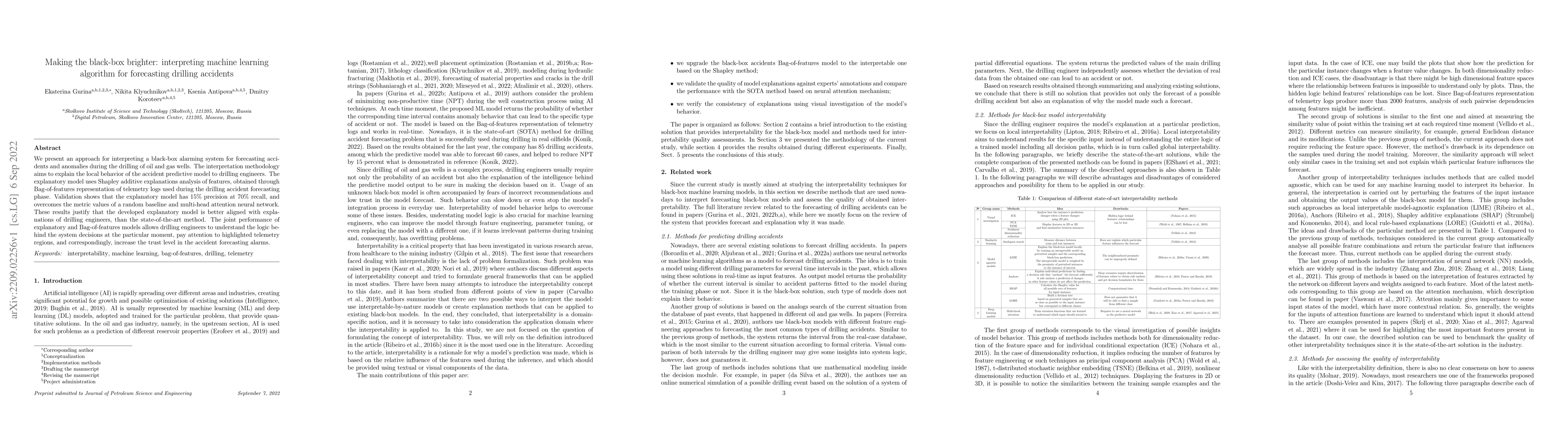 Thumbnail for Making the black-box brighter: interpreting machine learning algorithm
  for forecasting drilling accidents