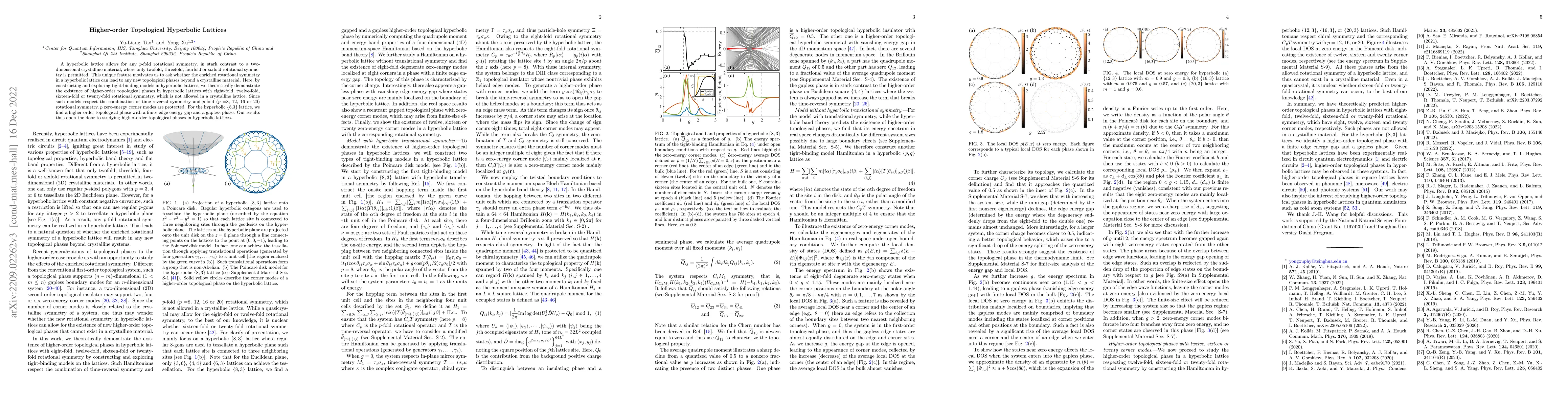 Thumbnail for Higher-order Topological Hyperbolic Lattices