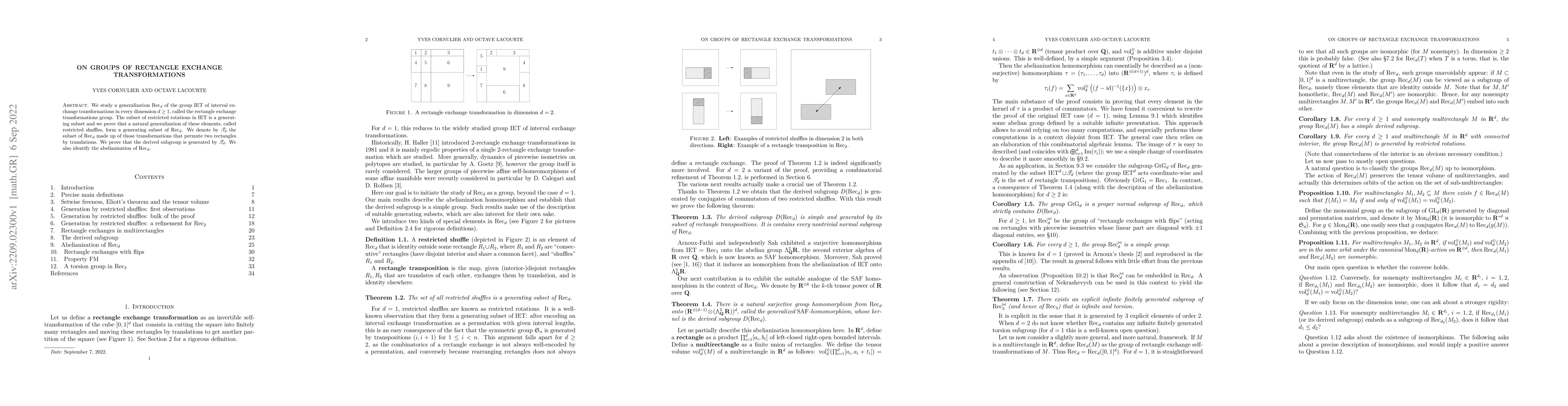 Thumbnail for On groups of rectangle exchange transformations