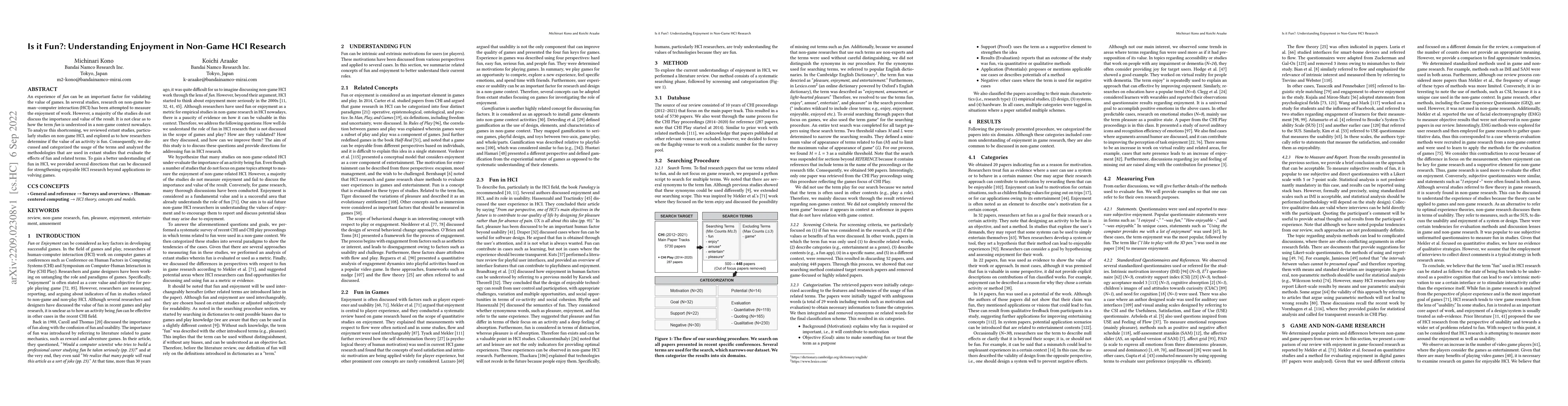 Thumbnail for Is it Fun?: Understanding Enjoyment in Non-Game HCI Research