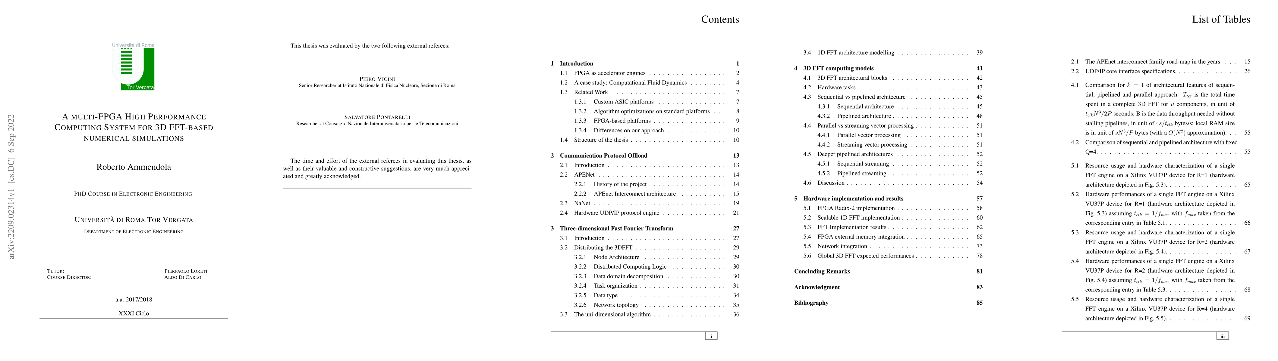 Thumbnail for A Multi-FPGA High Performance Computing System for 3D FFT-based
  Numerical Simulations