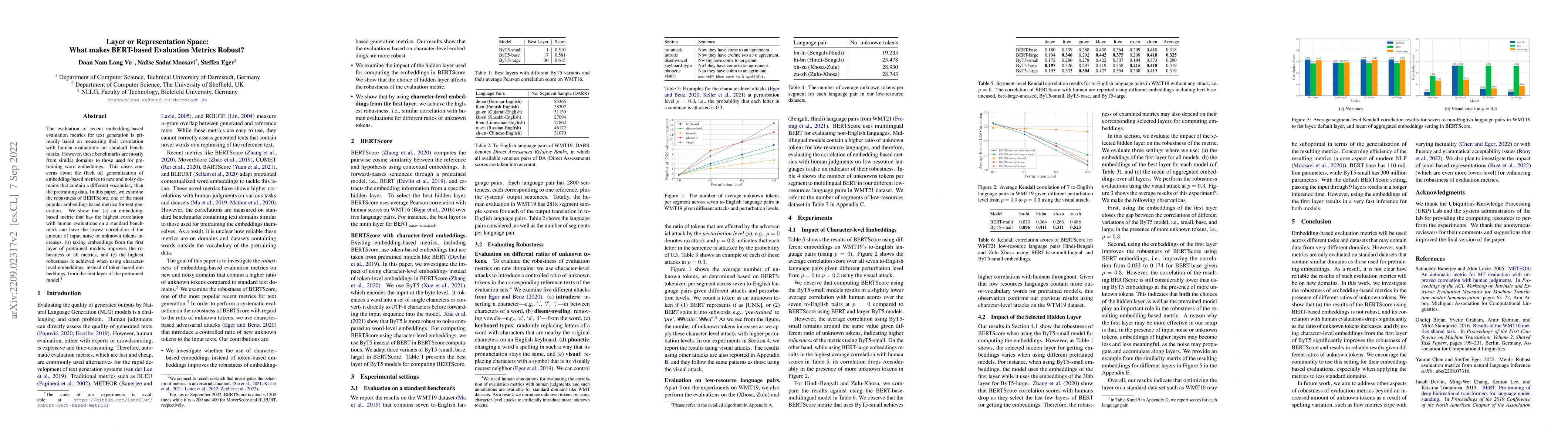Thumbnail for Layer or Representation Space: What makes BERT-based Evaluation Metrics
  Robust?