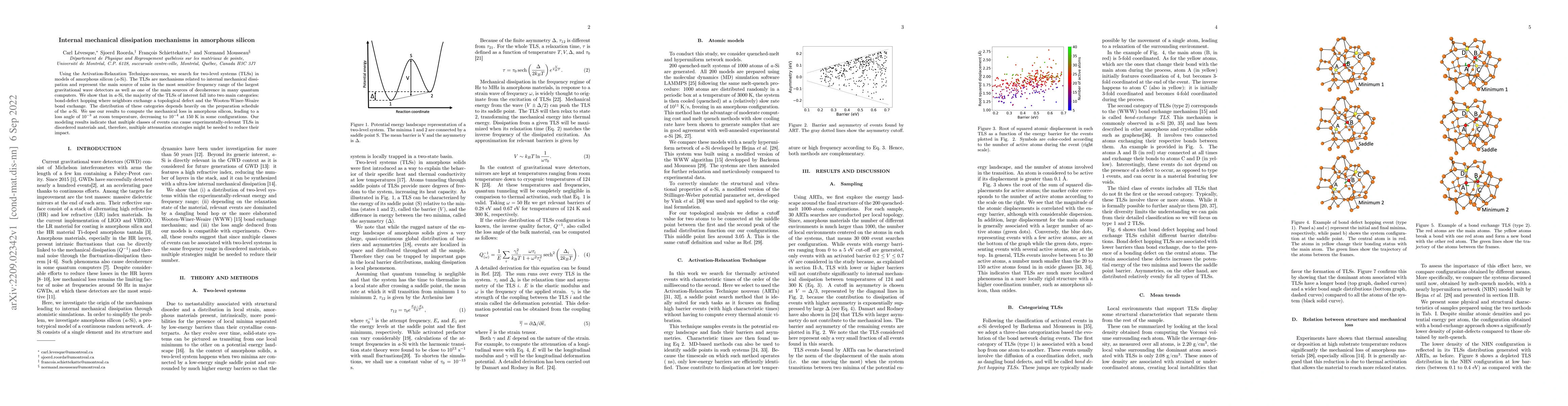 Thumbnail for Internal mechanical dissipation mechanisms in amorphous silicon