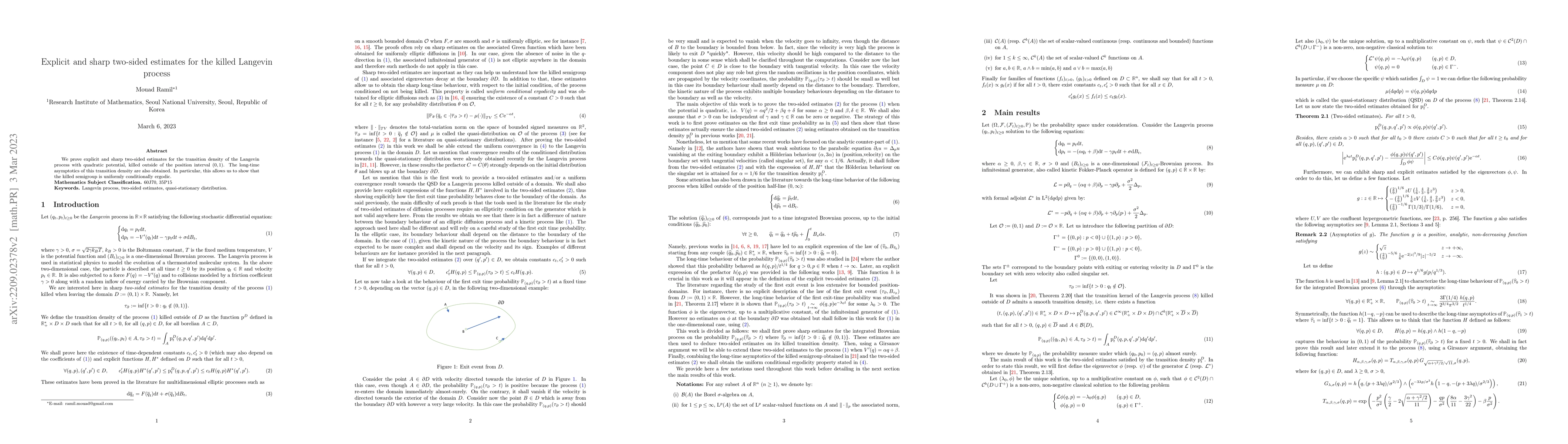 Thumbnail for Explicit and sharp two-sided estimates for the killed Langevin process