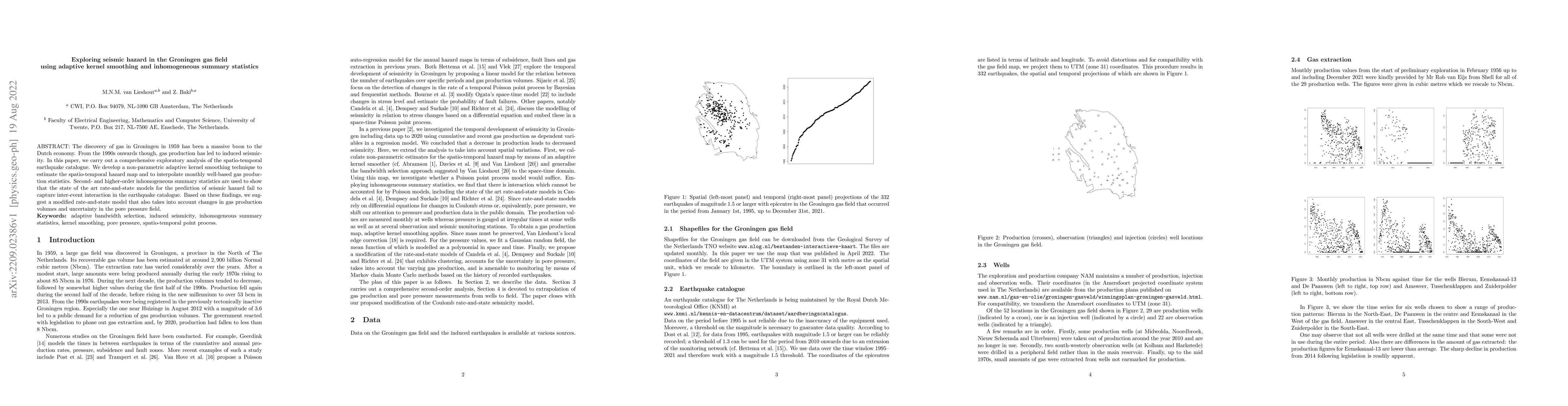 Thumbnail for Exploring seismic hazard in the Groningen gas field using adaptive
  kernel smoothing and inhomogeneous summary statistics