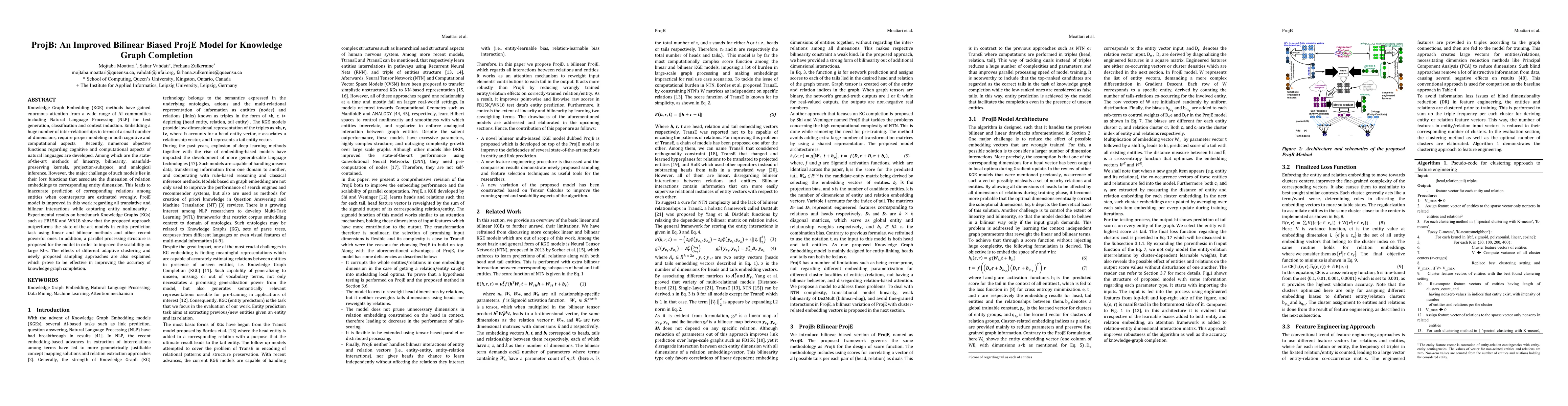 Thumbnail for ProjB: An Improved Bilinear Biased ProjE model for Knowledge Graph
  Completion