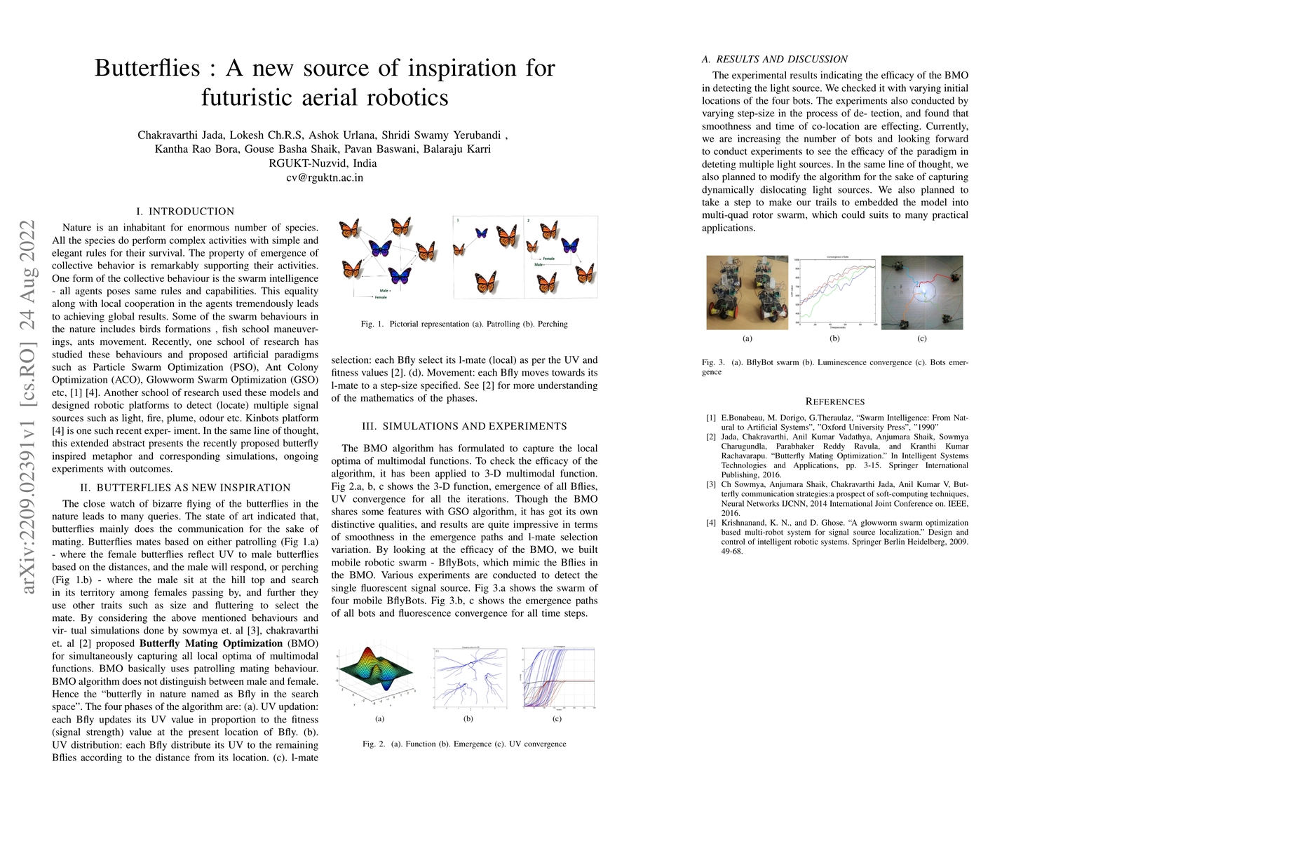 Thumbnail for Butterflies: A new source of inspiration for futuristic aerial robotics