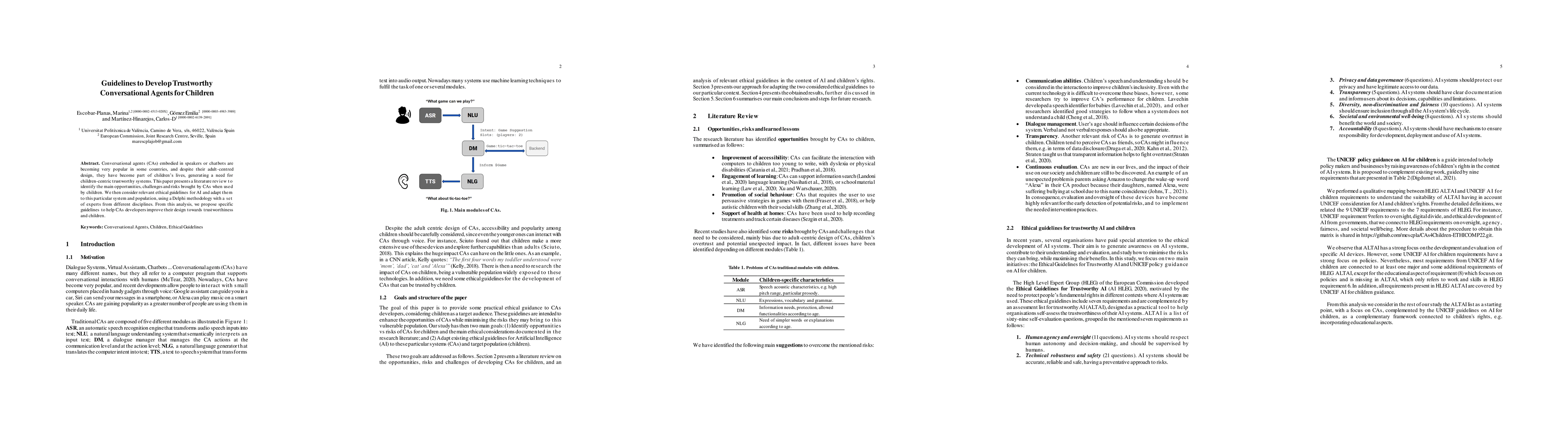 Thumbnail for Guidelines to Develop Trustworthy Conversational Agents for Children