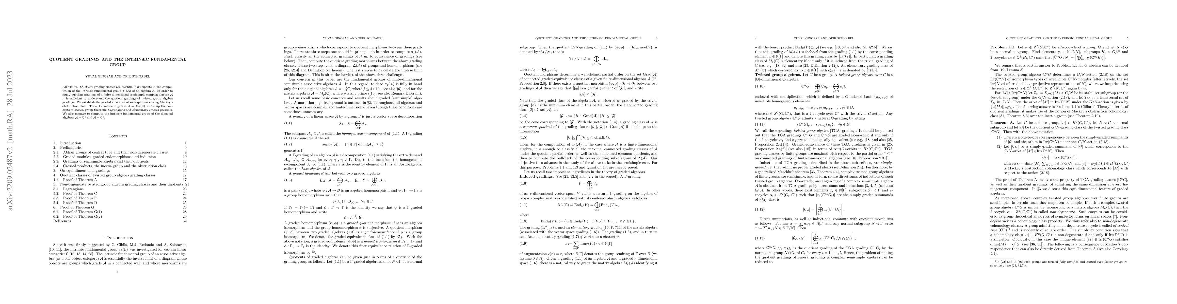 Thumbnail for Quotient gradings and the intrinsic fundamental group