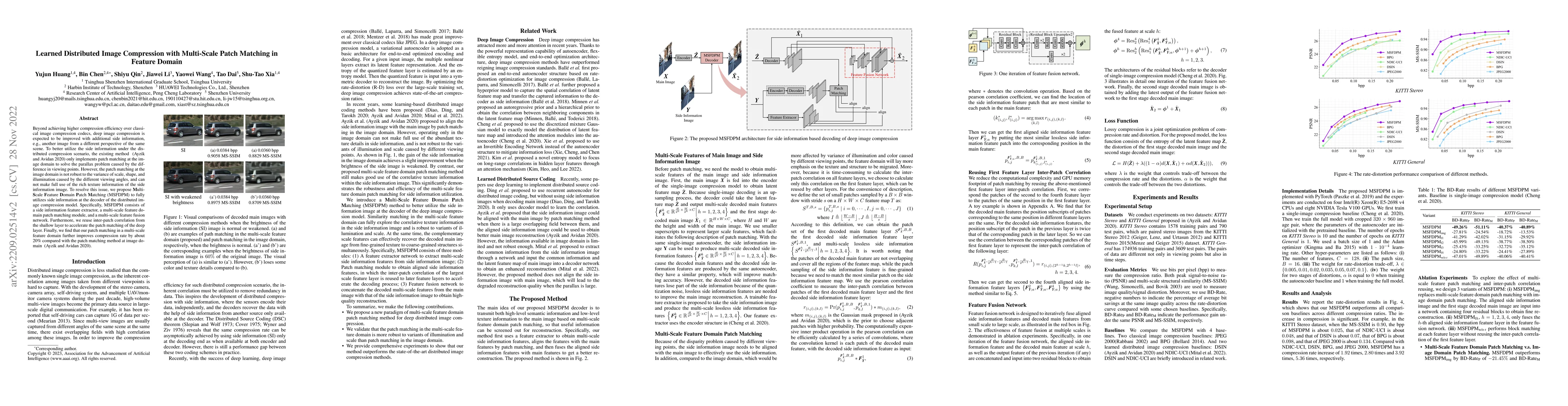 Thumbnail for Learned Distributed Image Compression with Multi-Scale Patch Matching in
  Feature Domain