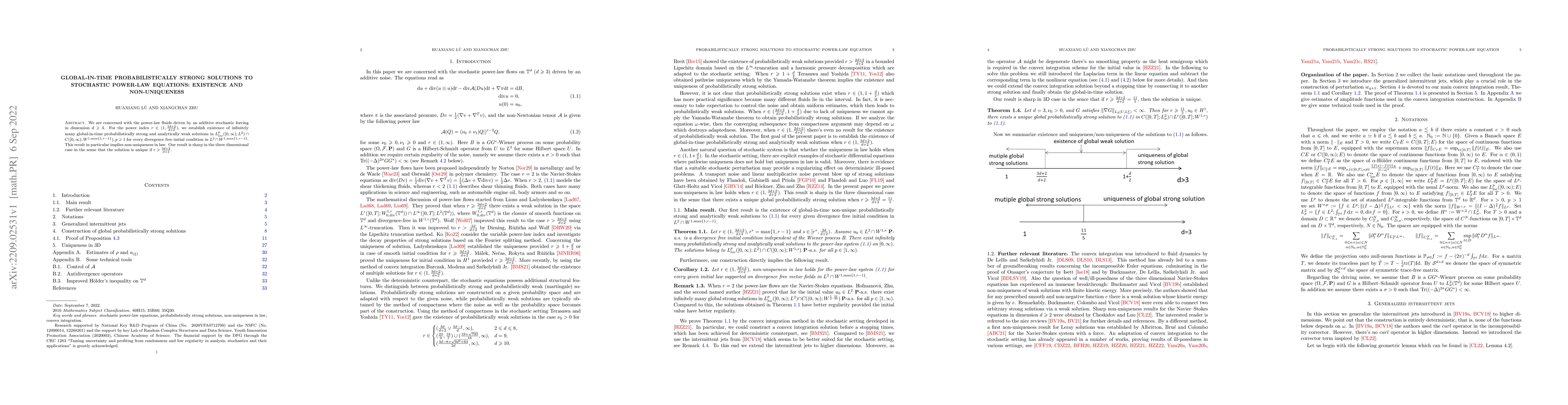 Thumbnail for Global-in-time probabilistically strong solutions to stochastic
  power-law equations: existence and non-uniqueness