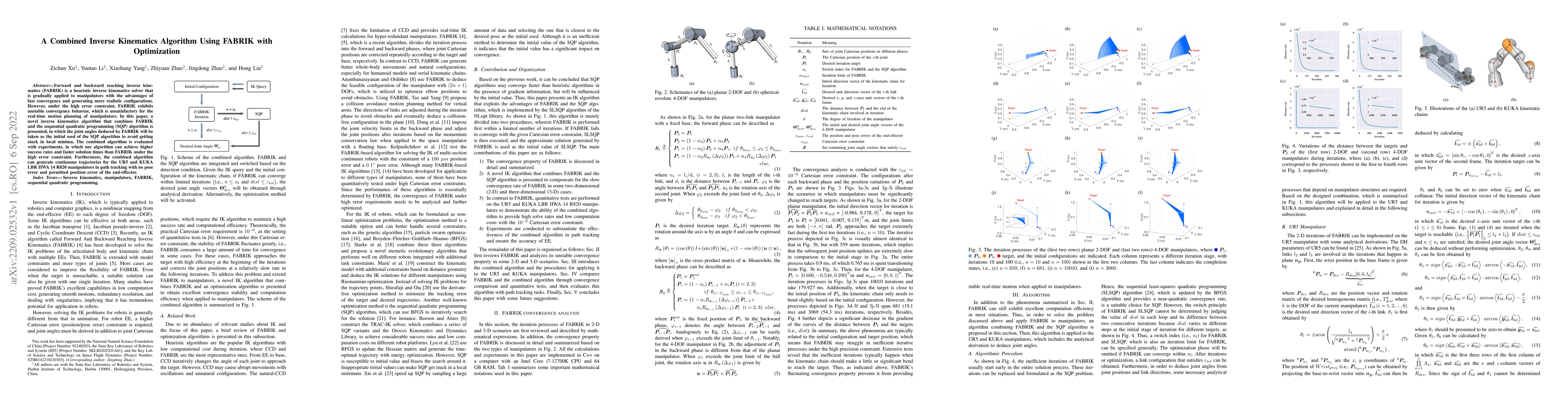 Thumbnail for A Combined Inverse Kinematics Algorithm Using FABRIK with Optimization