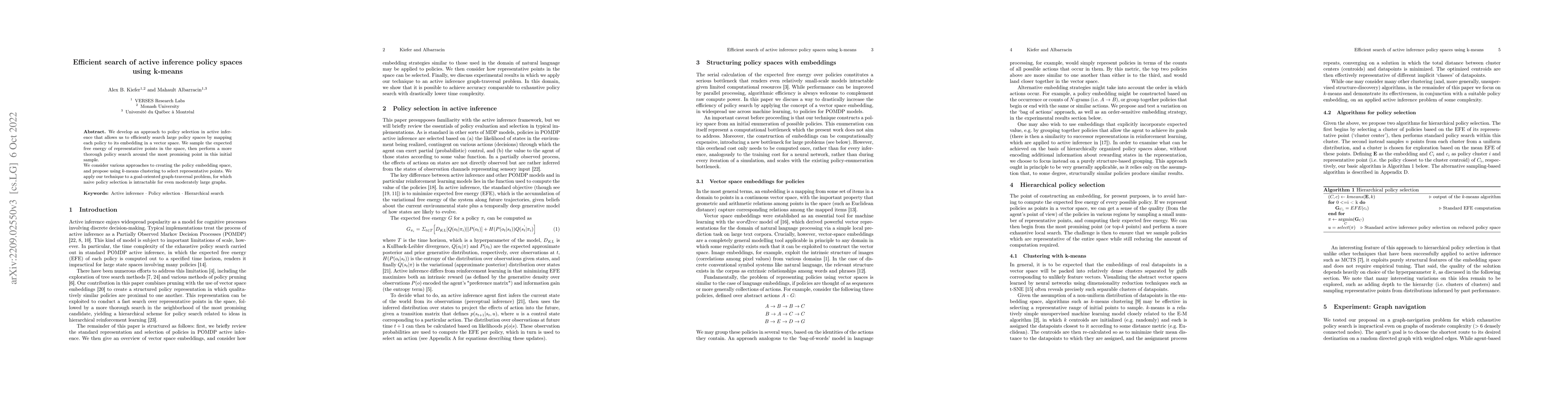 Thumbnail for Efficient search of active inference policy spaces using k-means