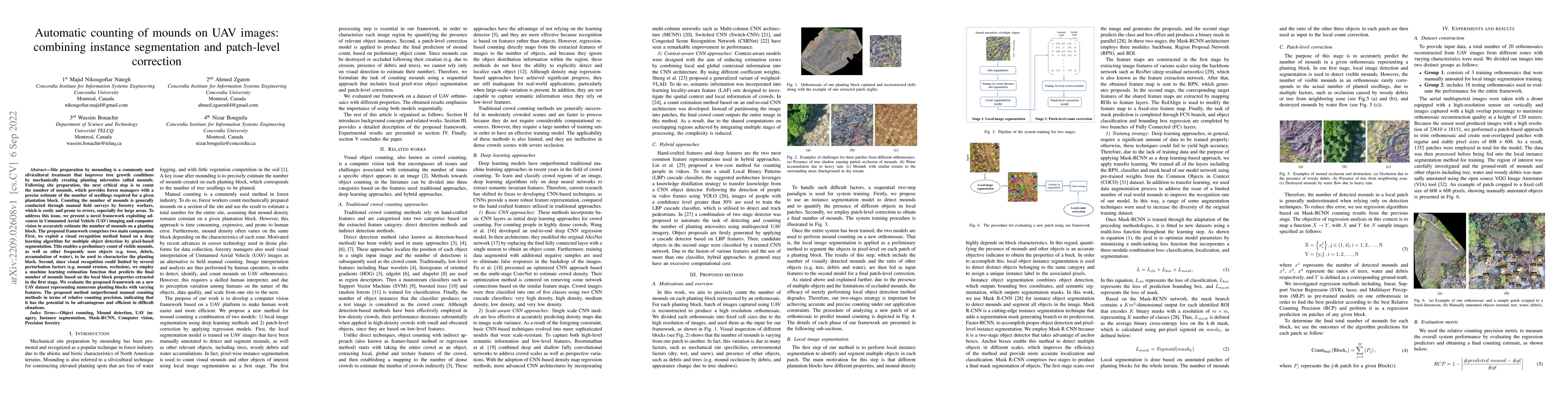 Thumbnail for Automatic counting of mounds on UAV images: combining instance
  segmentation and patch-level correction