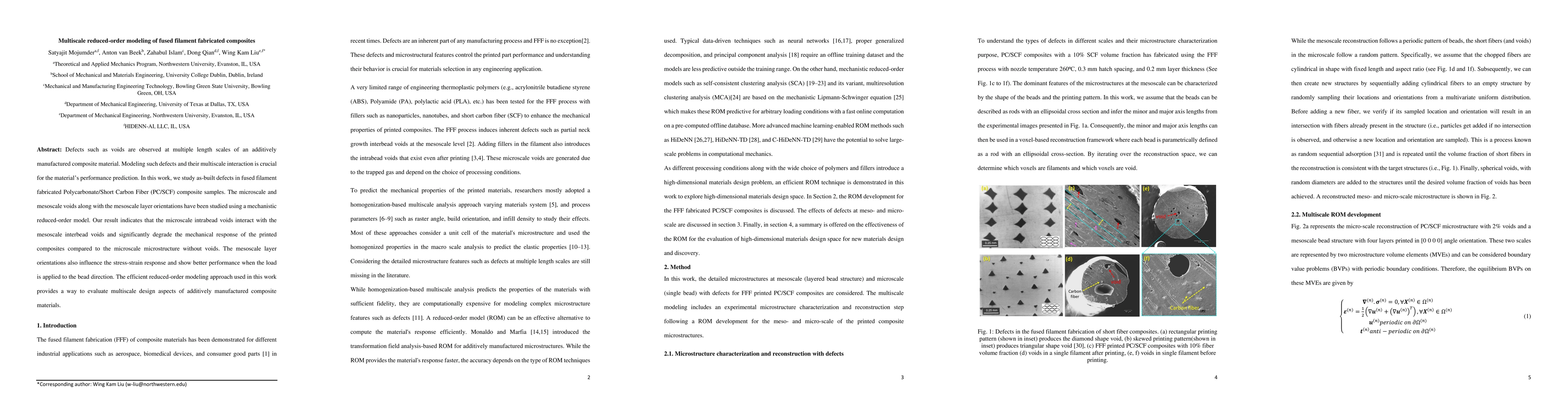 Thumbnail for Multiscale reduced-order modeling of fused filament fabricated
  composites