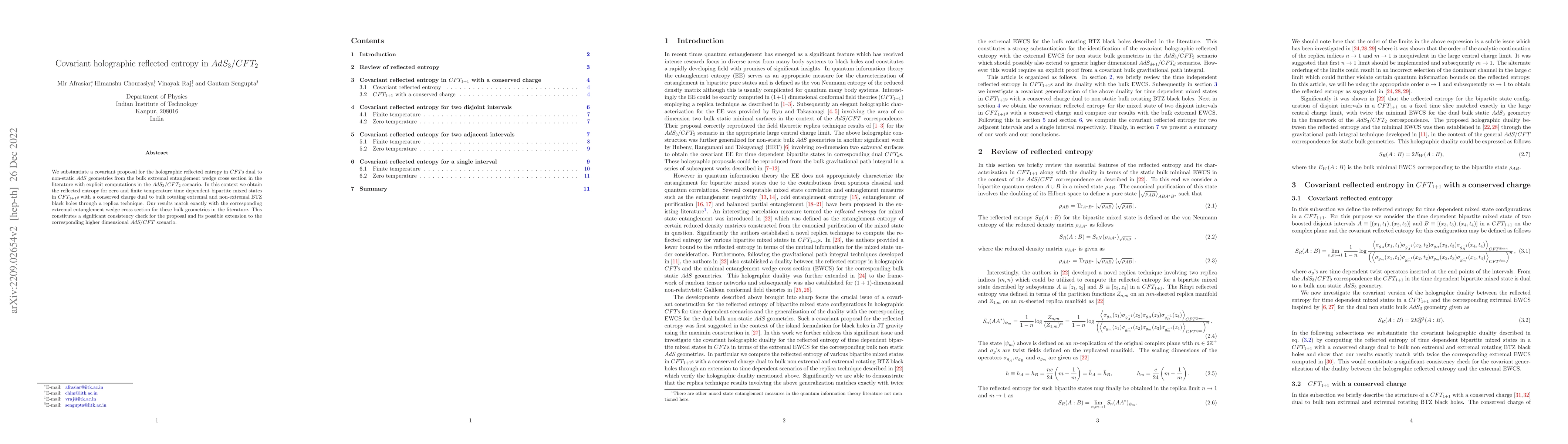 Thumbnail for Covariant holographic reflected entropy in $AdS_3/CFT_2$