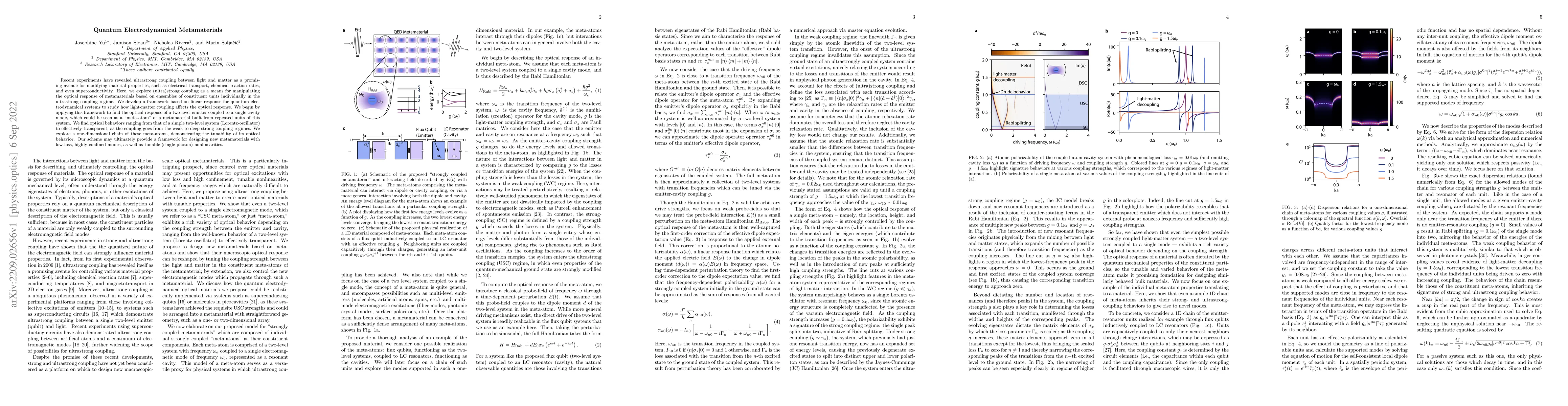 Thumbnail for Quantum Electrodynamical Metamaterials
