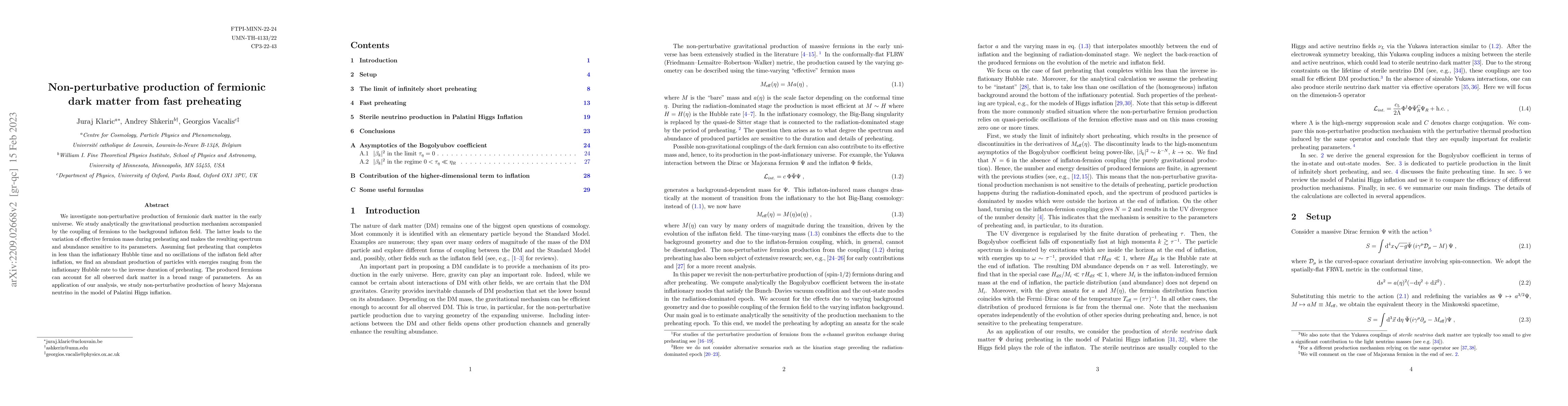 Thumbnail for Non-perturbative production of fermionic dark matter from fast
  preheating