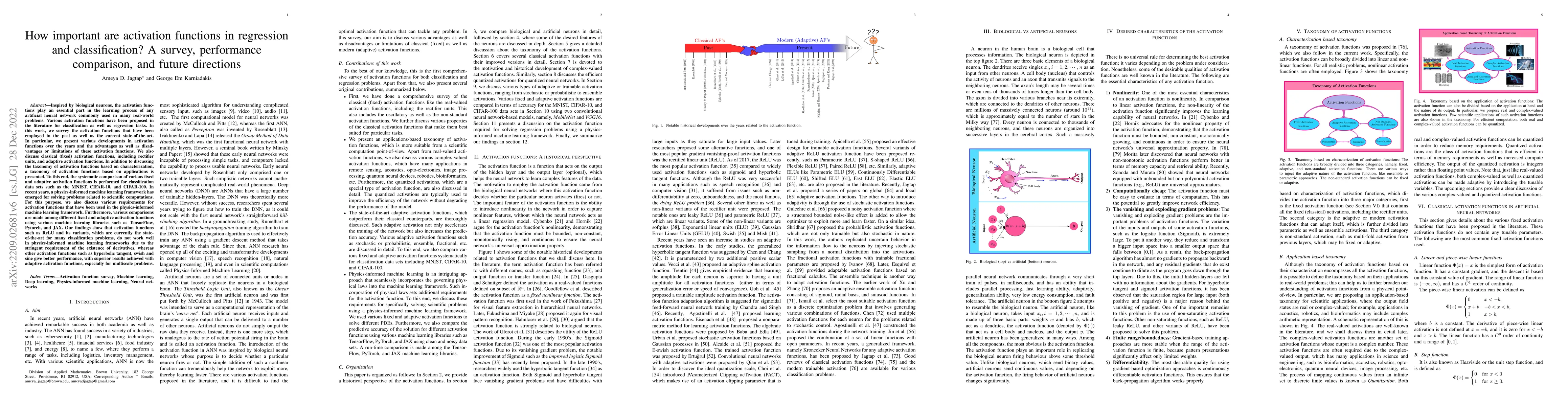 Thumbnail for How important are activation functions in regression and classification?
  A survey, performance comparison, and future directions