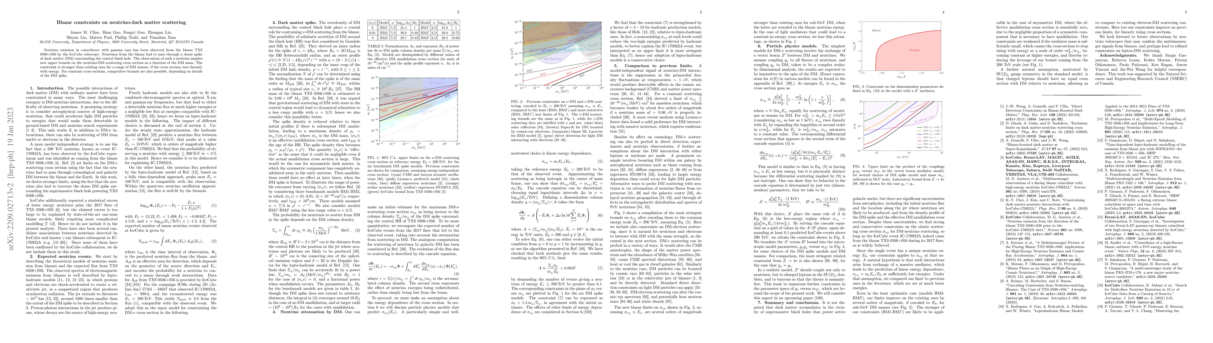 Thumbnail for Blazar constraints on neutrino-dark matter scattering