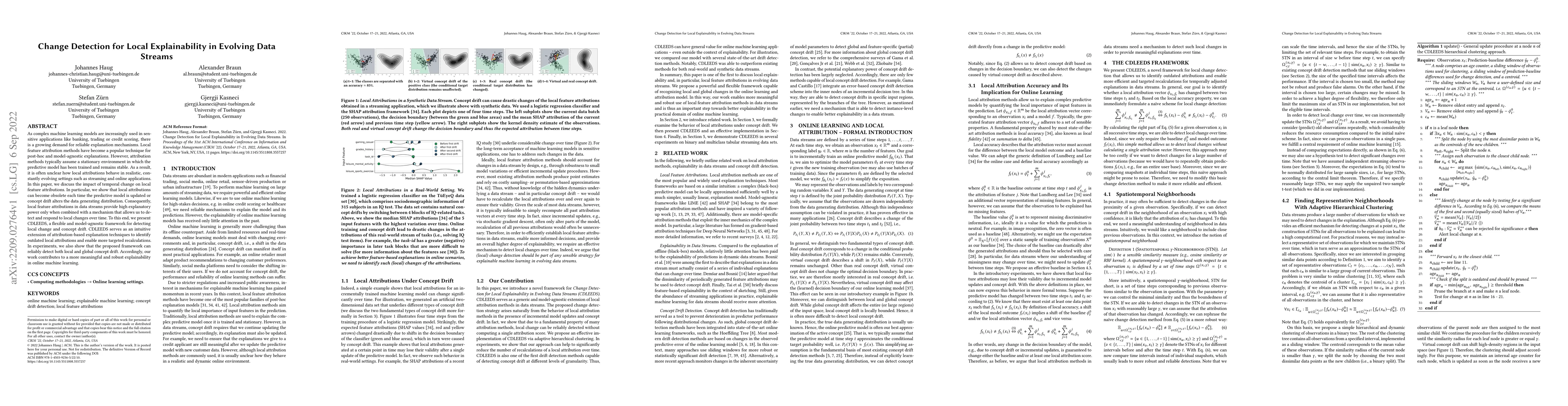 Thumbnail for Change Detection for Local Explainability in Evolving Data Streams