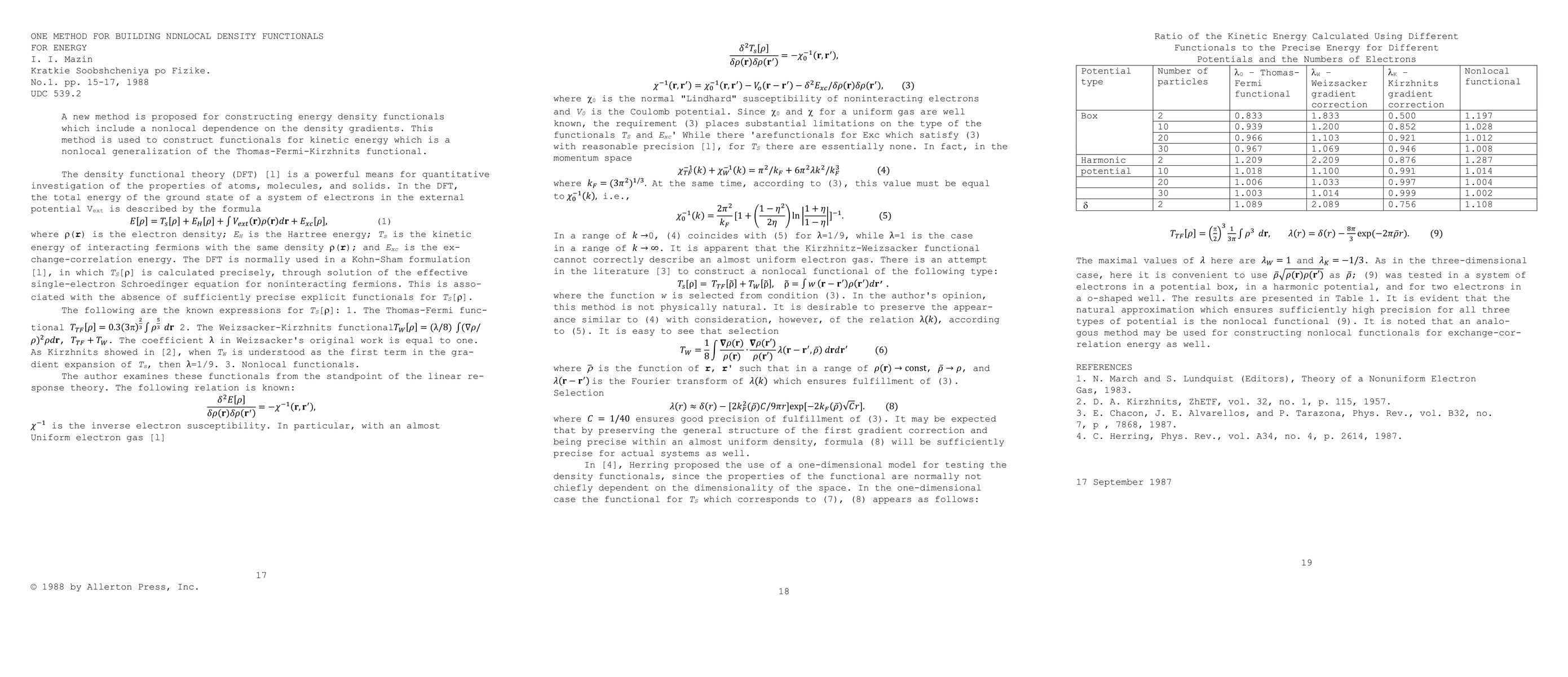 Thumbnail for Constructing nonlocal density functionals for kinetic energy
