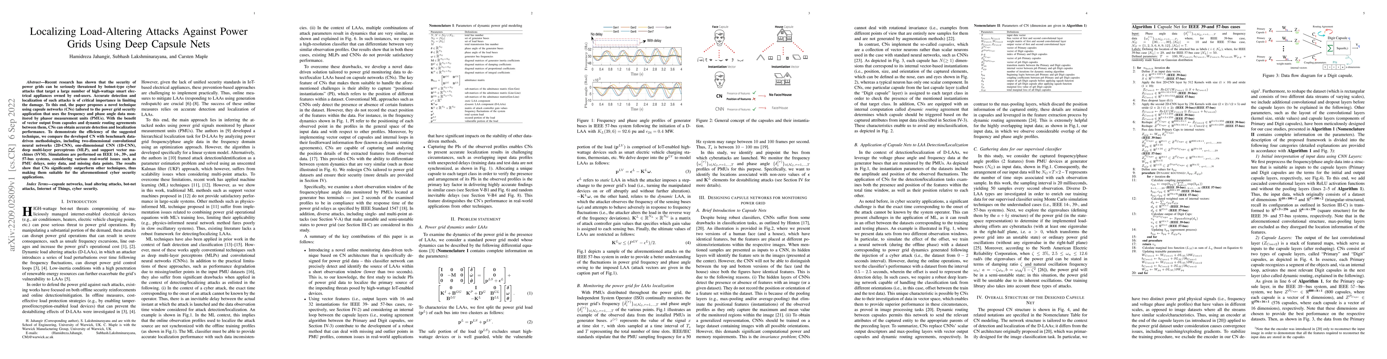 Thumbnail for Localizing Load-Altering Attacks Against Power Grids Using Deep Capsule
  Nets