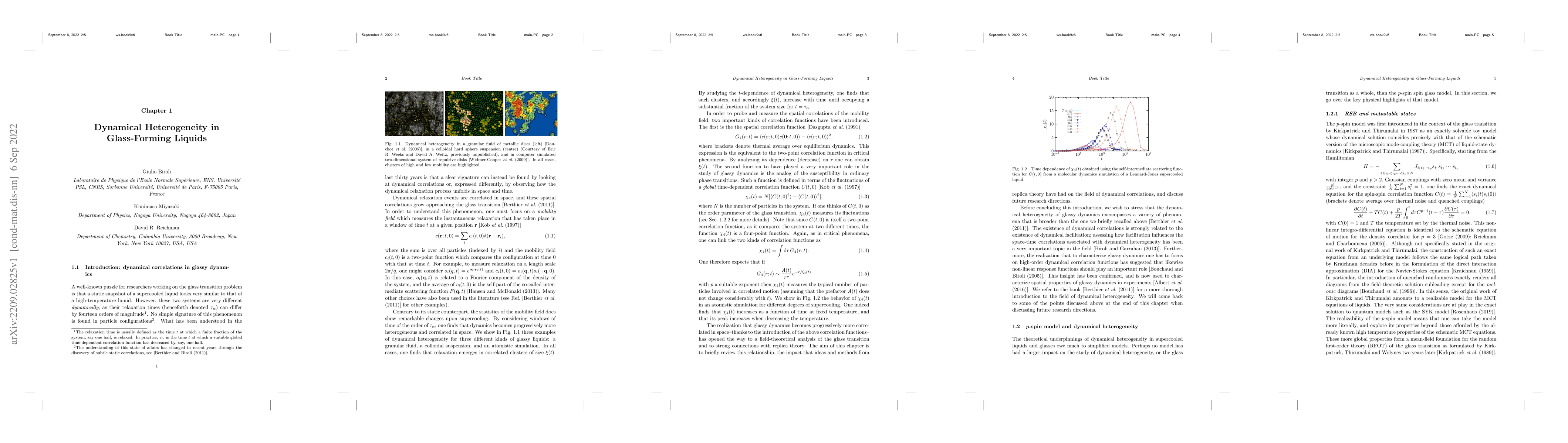 Thumbnail for Dynamical Heterogeneity in Glass-Forming Liquids